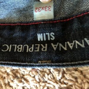 Men’s Banana Republic jeans dark blue